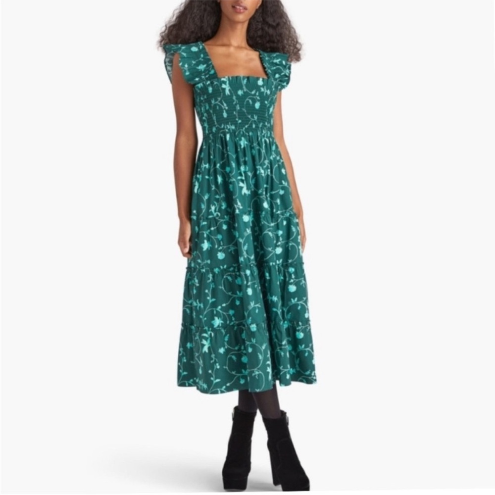 Hill House Home Green Ivy Ellie Nap Dress Size XS